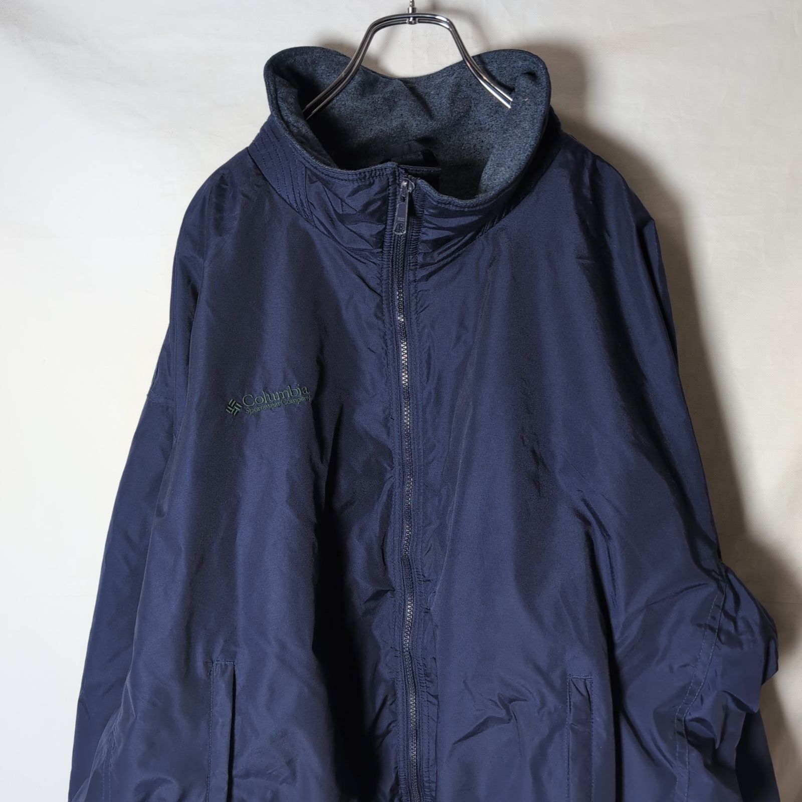 【90s/Columbia/コロンビア】 ウォームアップ ジャケット ナイロン ジャケット フリース f349