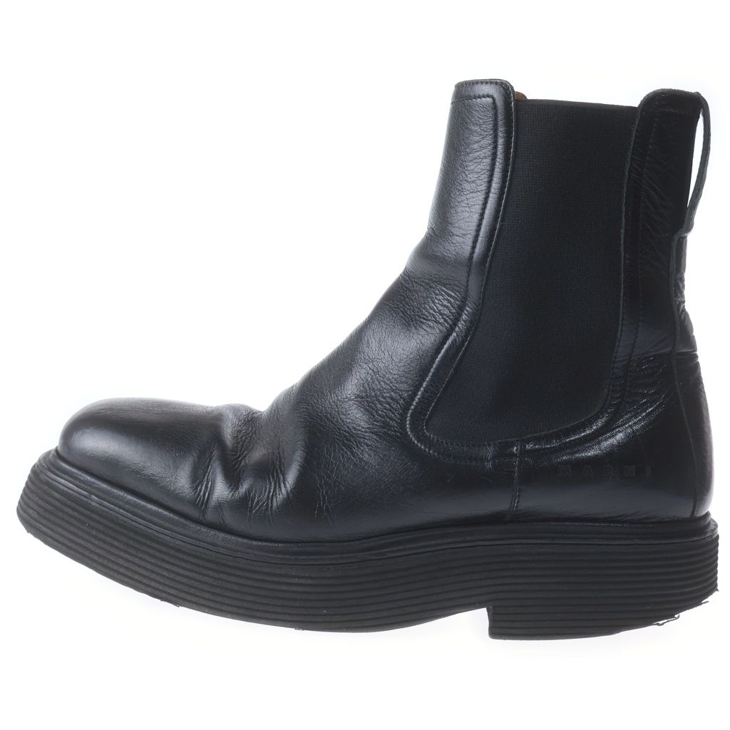 marni ブーツ　41 チェルシー　ブーツ　黒　ブラック MARNI (マルニ) BRITISH SIDEGOR ブリティッシュ サイドゴアチェルシー