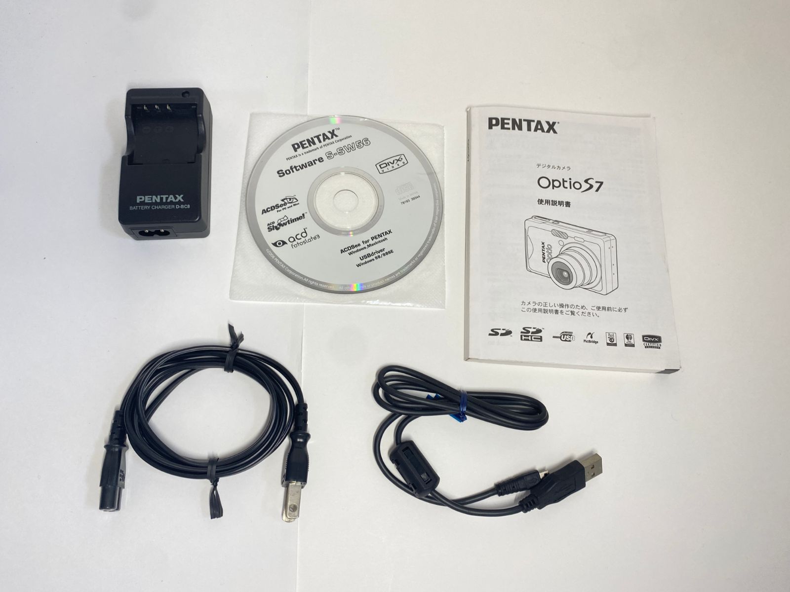 PENTAX カメラ ペンタックス Optio S7 OptioS7 オプティオ バッテリー