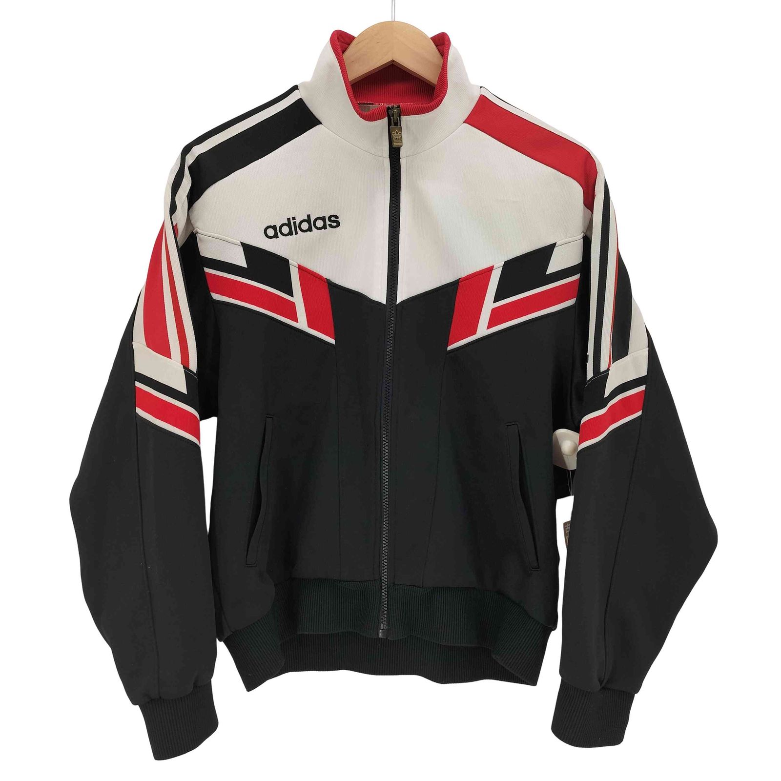 アディダス adidas 80-90s デサント製 カラー 切り替え トラック