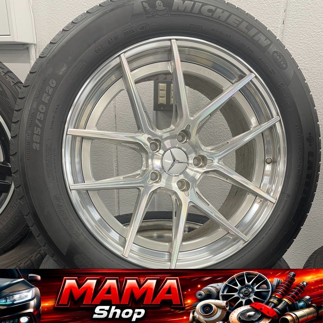 BC FORGED BGフォージド 20インチアルミホイール 5×130 +22 ミシュラン ラチュード 285/50R20 Michelin LATITUDE ゲレンデ Gクラス