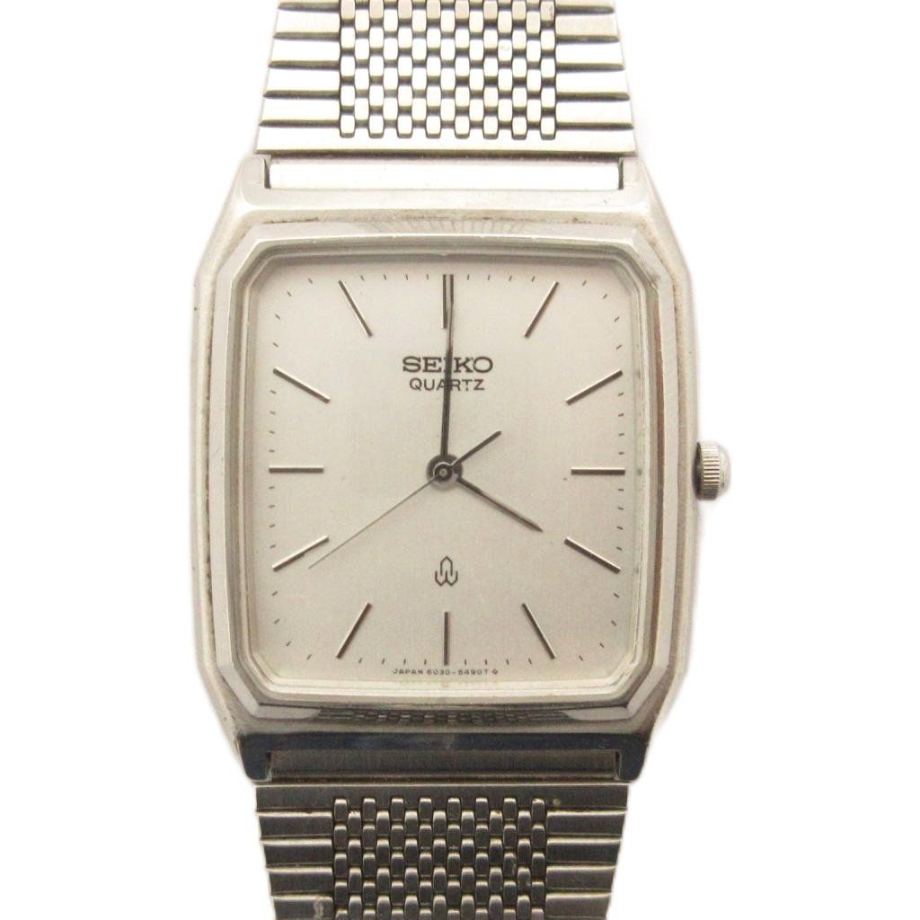 セイコー SEIKO 腕時計 クオーツ 3針 アナログ スクエア 6030-5430 