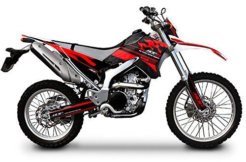 新品 エムディーエフ(MDF) グラフィックキット フォークガードセット ファイアロードモデル レッド WR250R(08-) MWRR-B-RD-FG