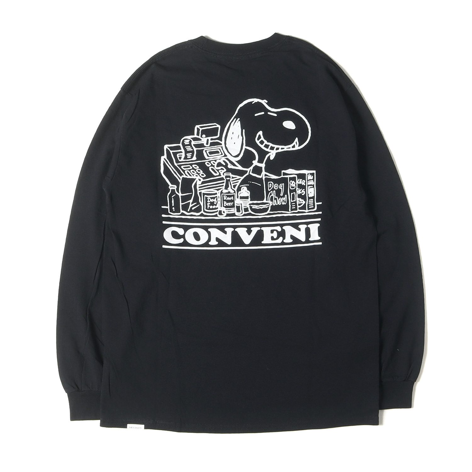 新品同様】THE CONVENI ザ コンビニ Tシャツ ブラック 黒 サイズ:S 