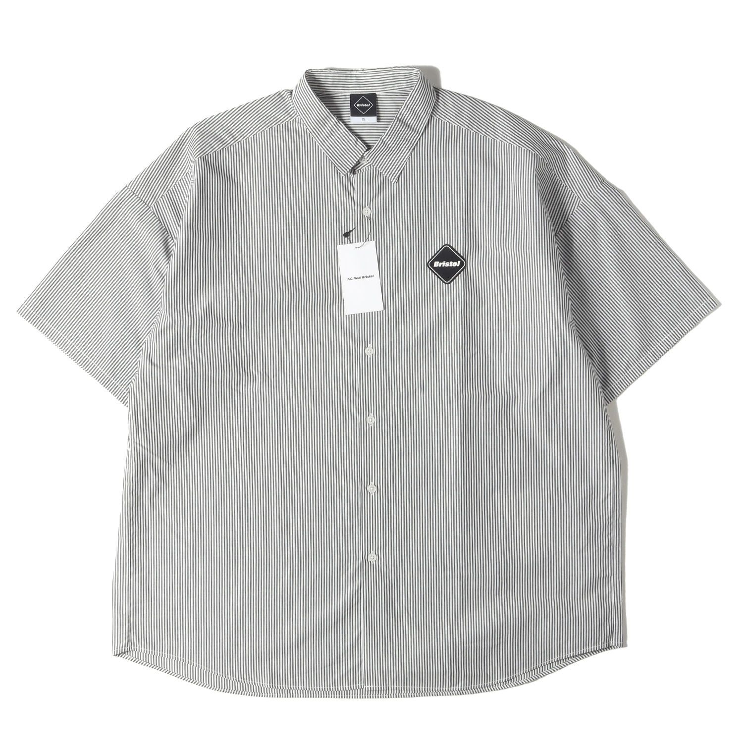 新品】F.C.Real Bristol エフシーレアルブリストル シャツ ブラック