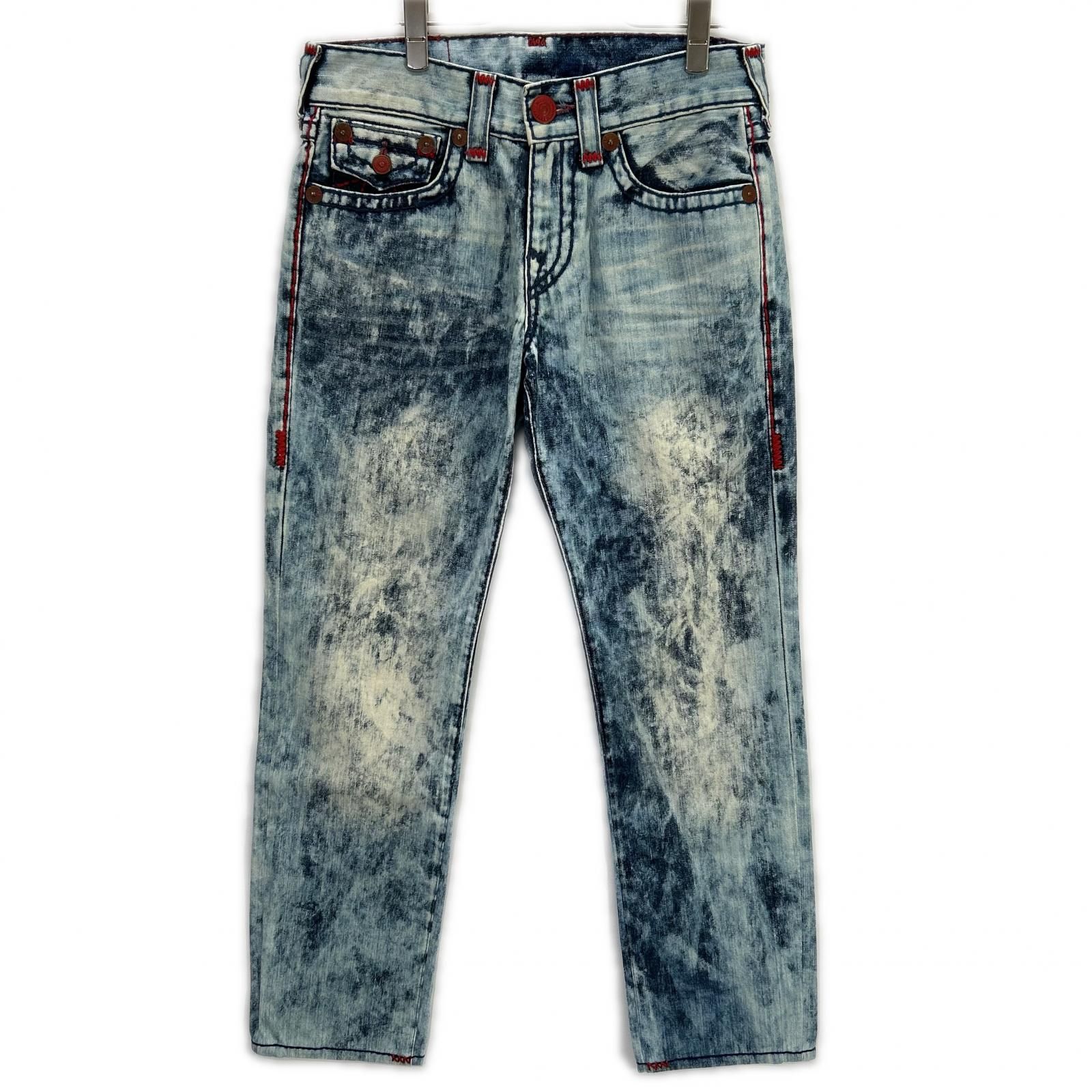 TRUE RELIGION トゥルーレリジョン ホワイト リッキー デニムパンツ 29 