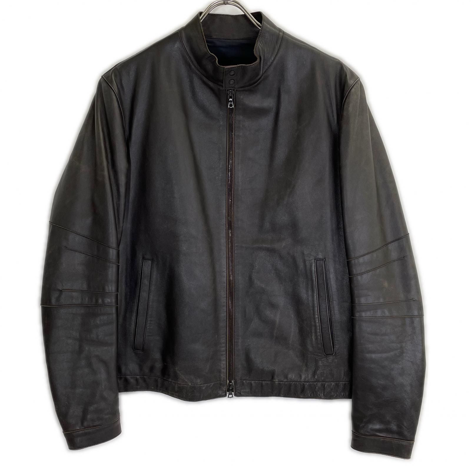Neil Barrett ニールバレット ブラック シープスキン シングル