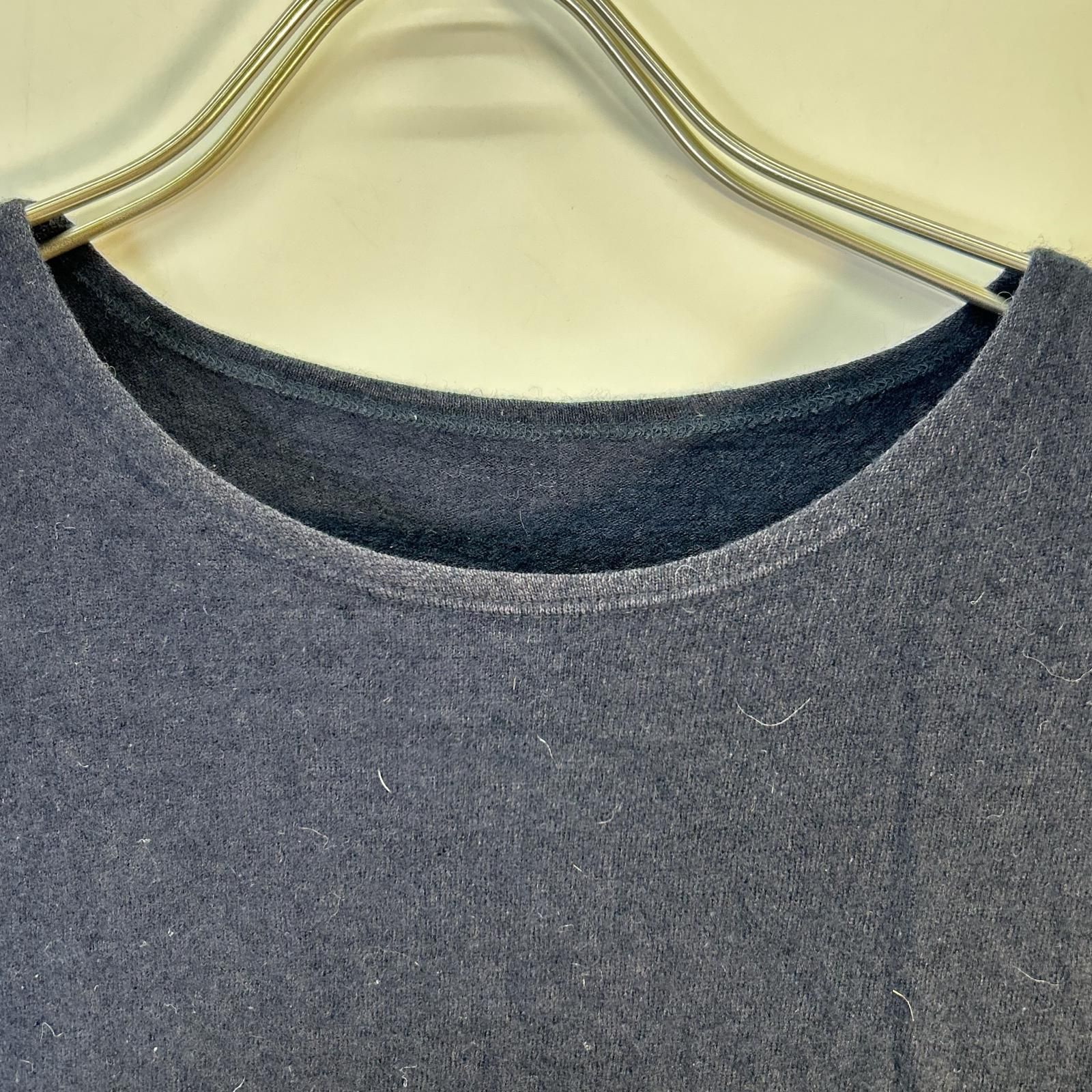 JURGEN LEHL ヨーガンレール ネイビー ウール 長袖 Tシャツ - メルカリ