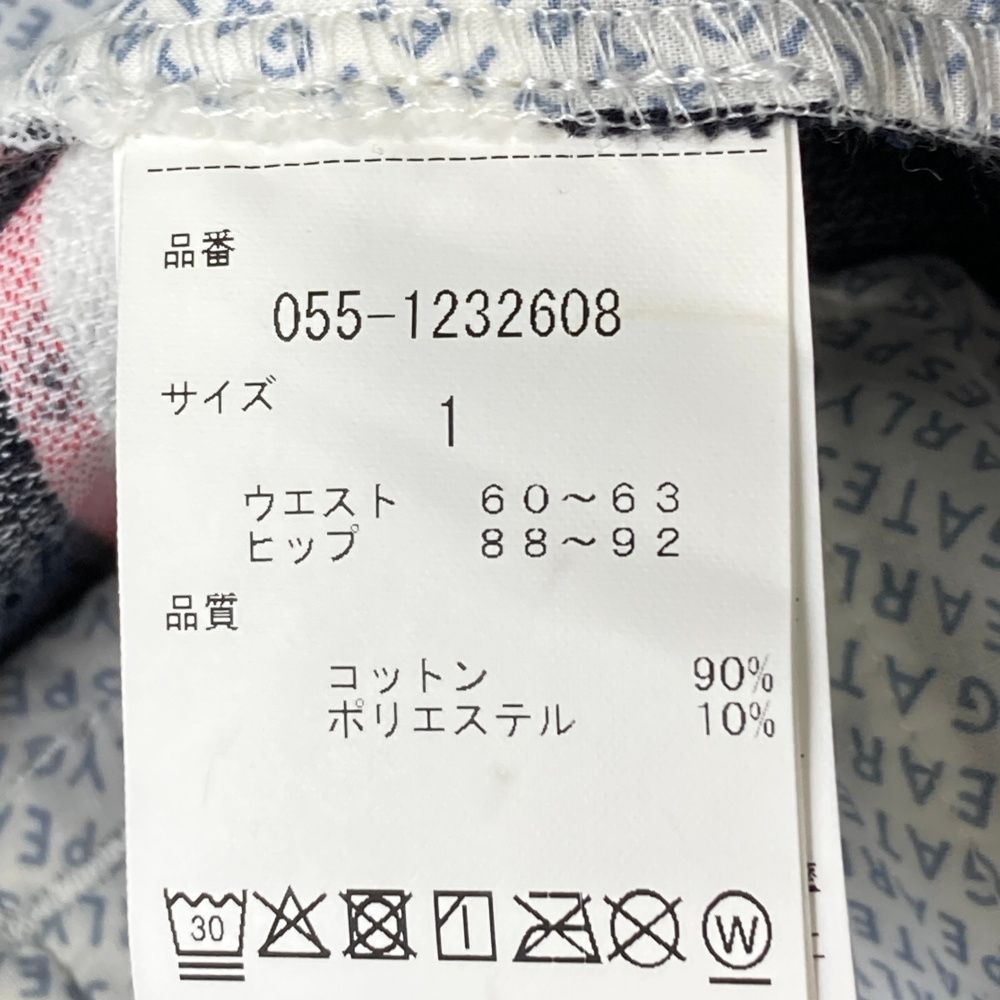 サイズ：1 PEARLY GATES パーリーゲイツ 055-1232608 ショートパンツ  ブラック系 [240101626498] ゴルフウェア レディース ストスト サイズ：1 PEARLY GATES パーリーゲイツ 055-1232608 ショートパンツ
