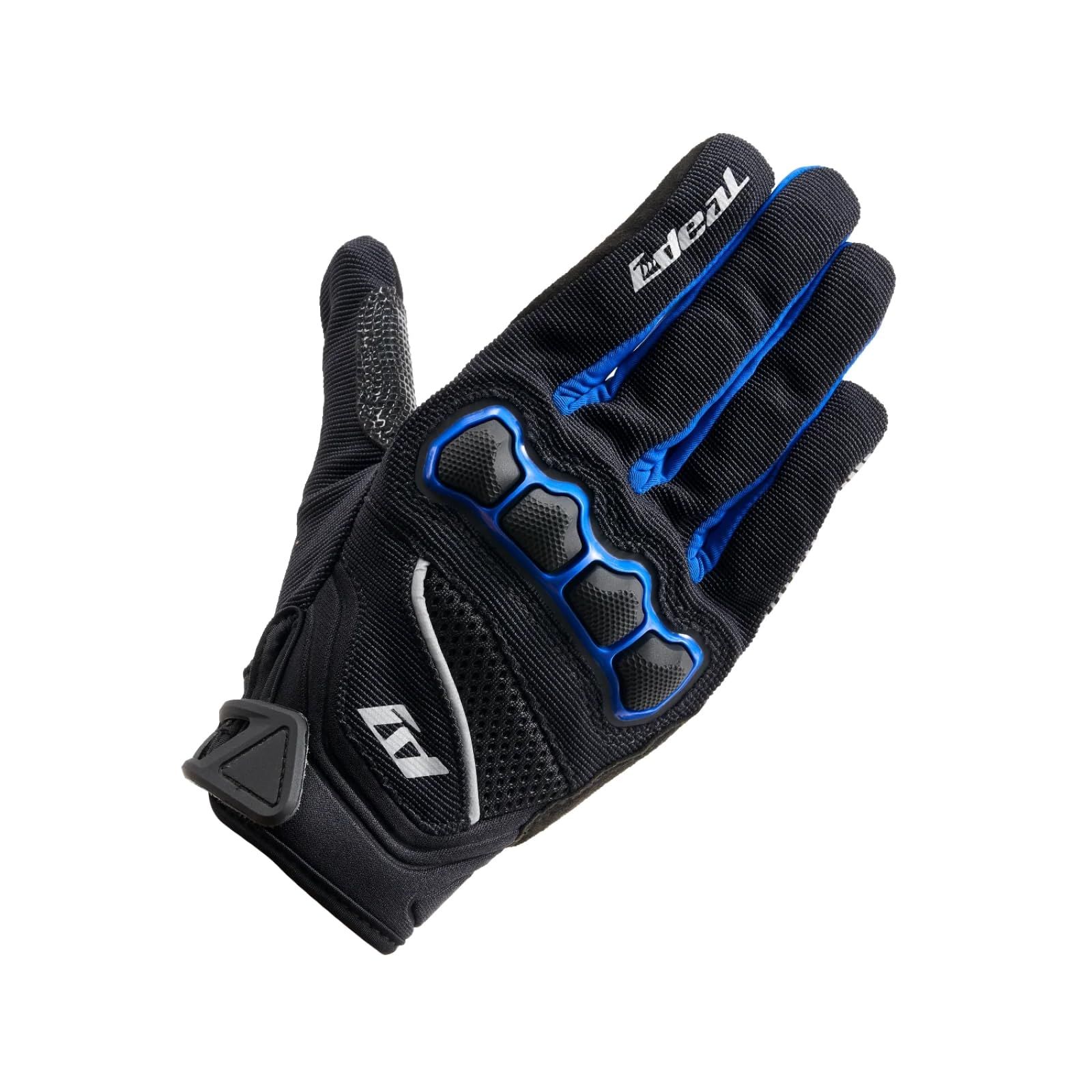 新品 山城(yamashiro) IDEAL アイディール バイク用 メッシュ グローブ 通気性 春 夏 プロテクター スマホ対応 タッチパネル対応 ID-001 AXIS アクシス ブルー Sサイズ ID001/BL/S