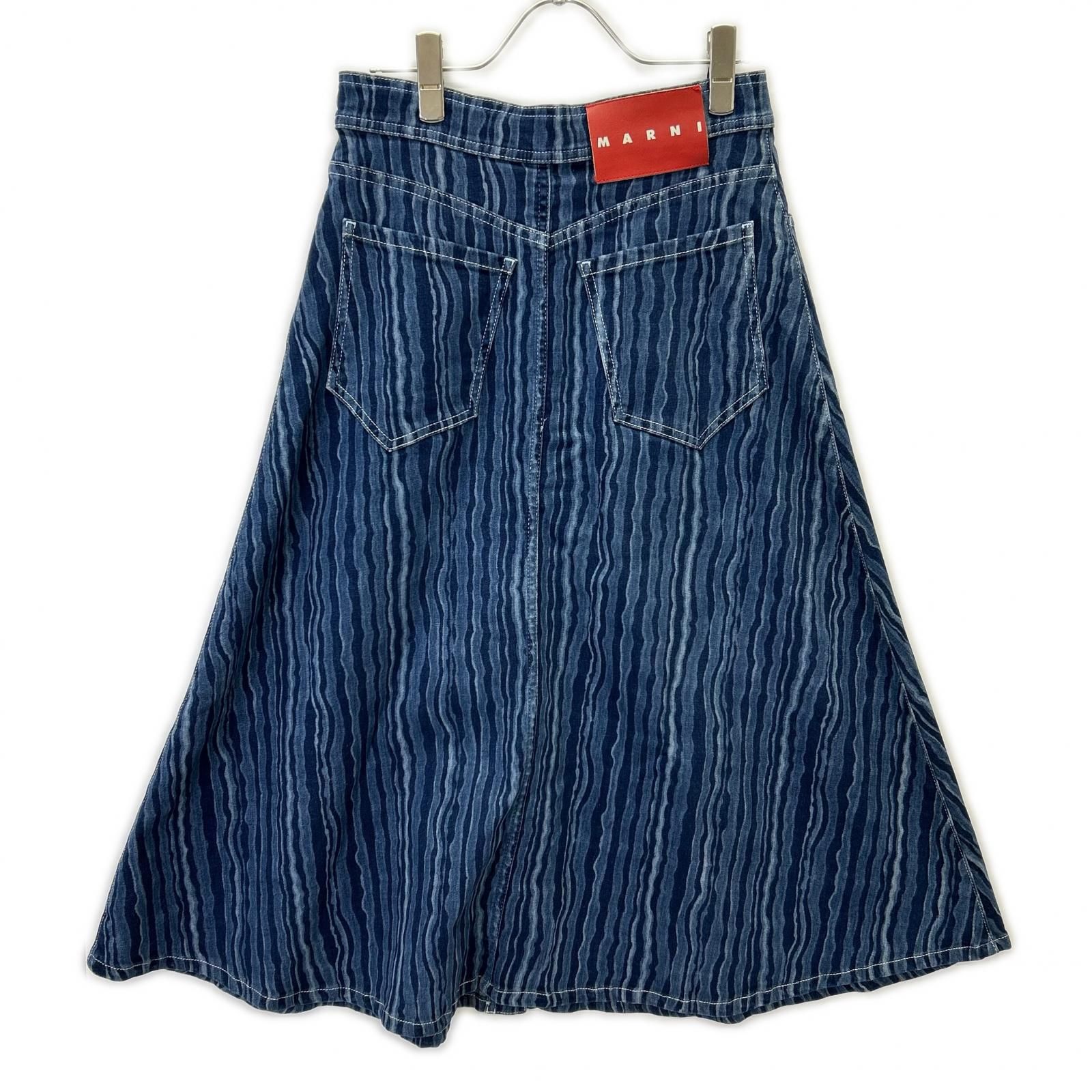 MARNI マルニ 22SS GOJD0447A0 インディゴ コットン混 ファニー