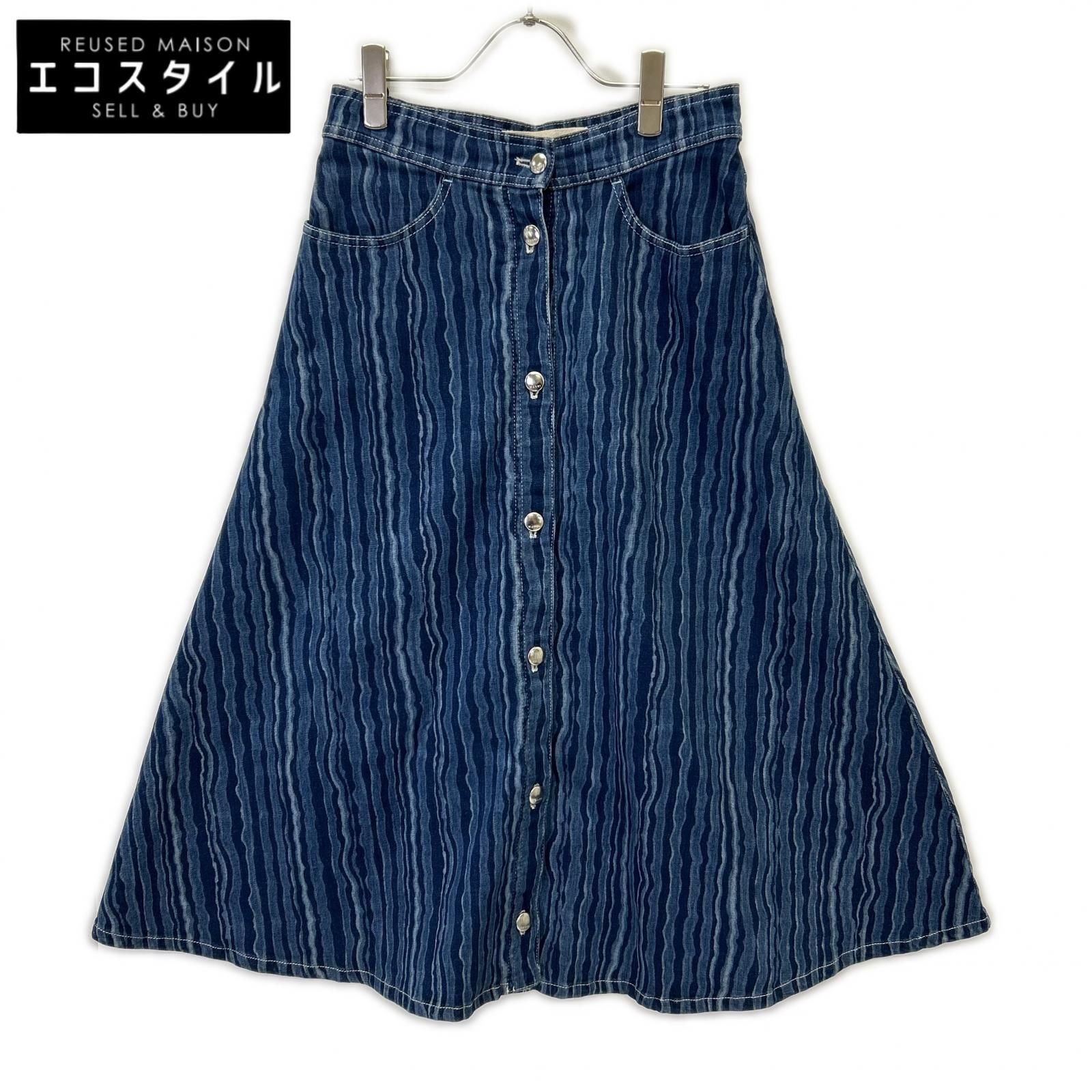 MARNI マルニ 22SS GOJD0447A0 インディゴ コットン混 ファニー