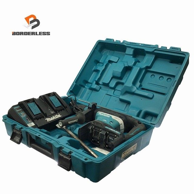 ☆中古品☆makita マキタ 40mm 36V(18V+18V) 充電式ハンマドリル 