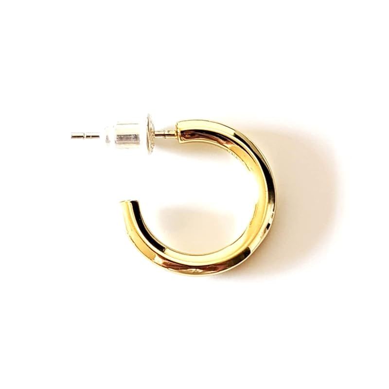 LUXSTAR フープ ピアス リング シルバー925 ゴールド 外径 15mm メンズ 片耳 18G シルバー 銀 (ゴールド 金) 0 6,882円