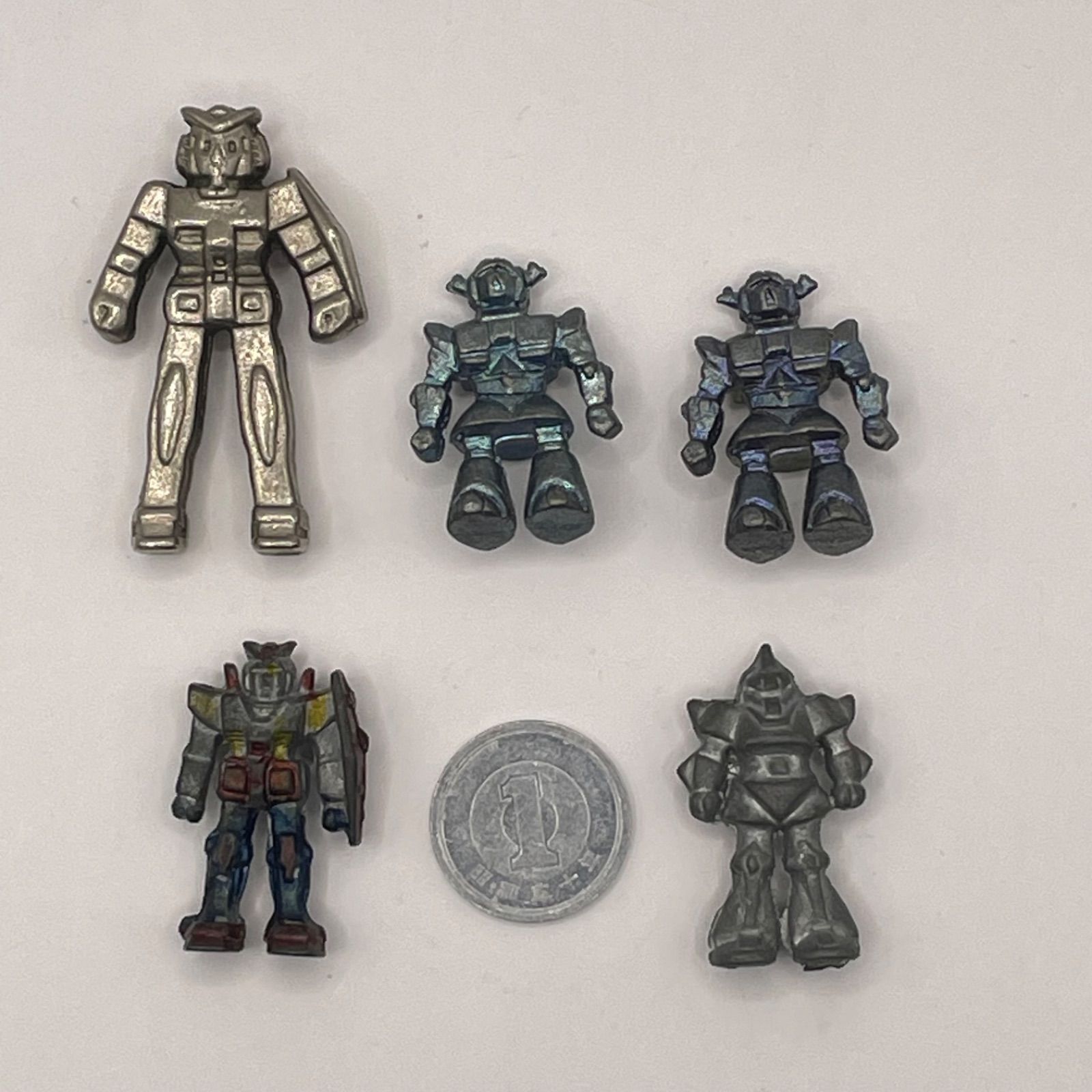 当時物 ガンダム メタルコレクション 5体セット◇ツクダホビー 40mm