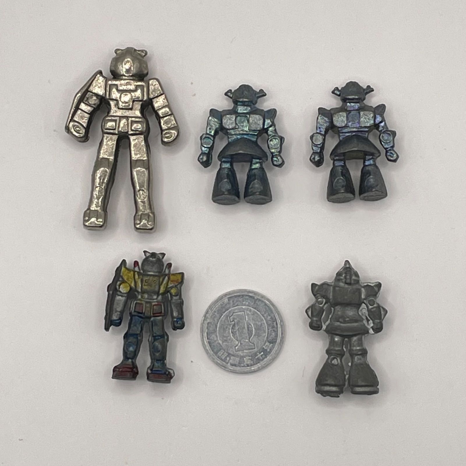 【希少】ガンダムメタルコレクション　ザクドム2体セット　54mm　昭和　当時もの 当時物 ガンダム メタルコレクション 5体セット◇ツクダホビー 40mm