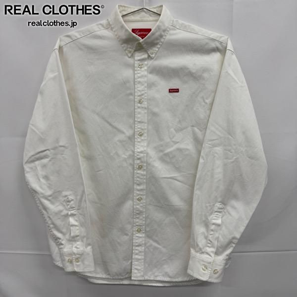 ほぼ新品 Supreme Small Box Shirt ホワイト S 22ss Supreme/シュプリーム【22SS】Small Box Shirt/スモール ボックス ロゴ