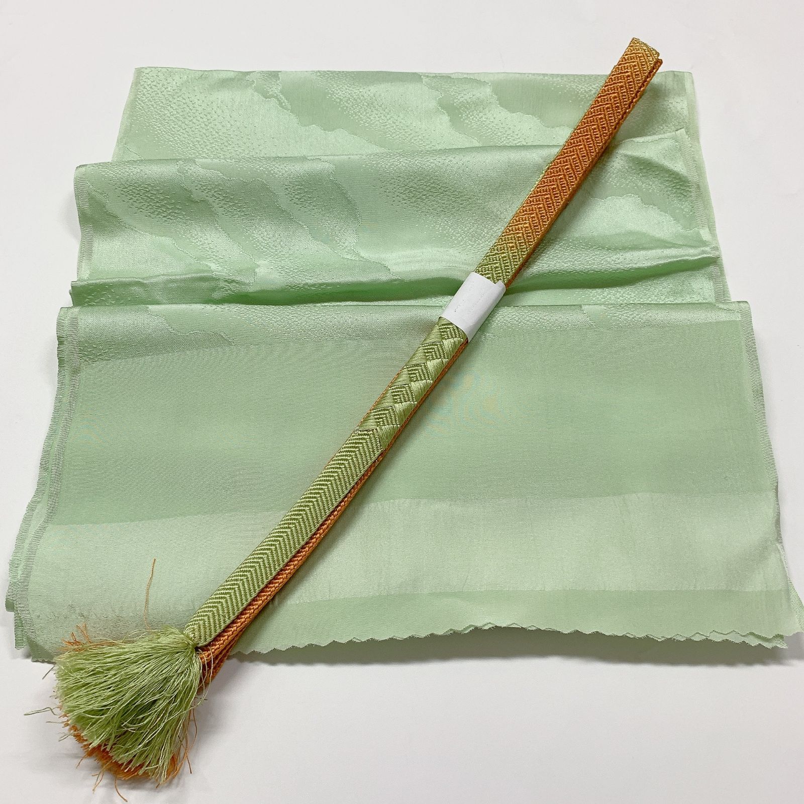 ［7954］帯締め 帯揚げ セット 霞文様 正絹 着物 帯絞め