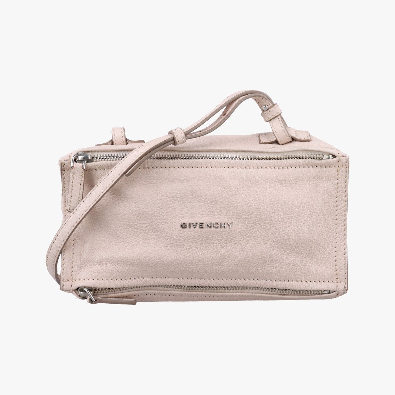 ジバンシーGivenchyパンドラ ピンク レザー EF G 0155