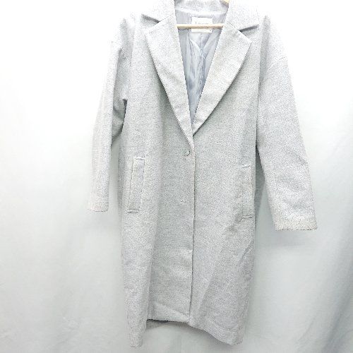 ◇ LOWRYS FARM ローリーズファーム 長袖 コート サイズM グレー系 メンズ E 【1407180039490】