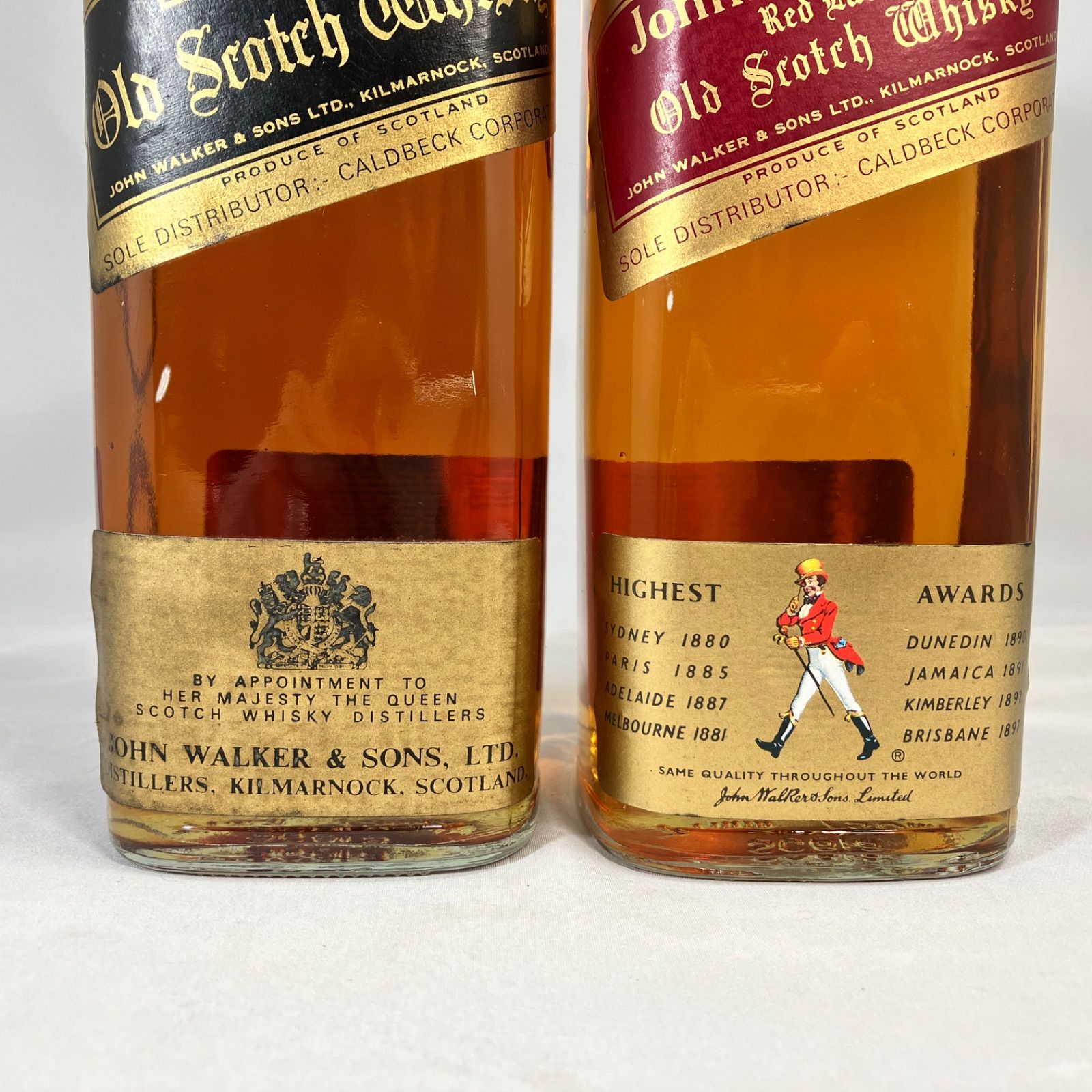 Johnnie Walker ジョニーウォーカー 金キャップ ブラックラベル レッド