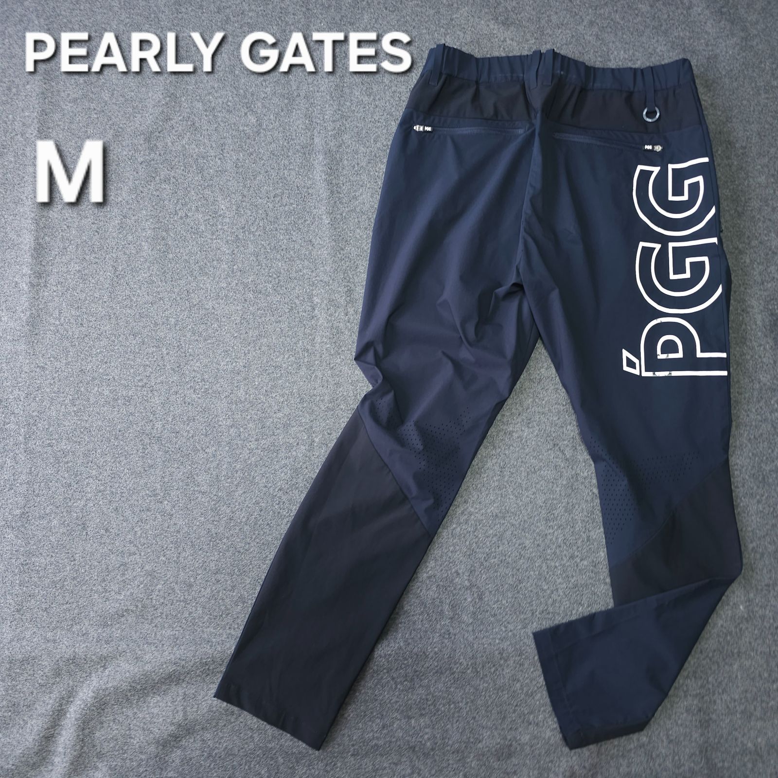 ⭐美品お買い得２点⭐PEARLYGATES⭐PGG⭐デカロゴ⭐モック&パンツ メルカリ