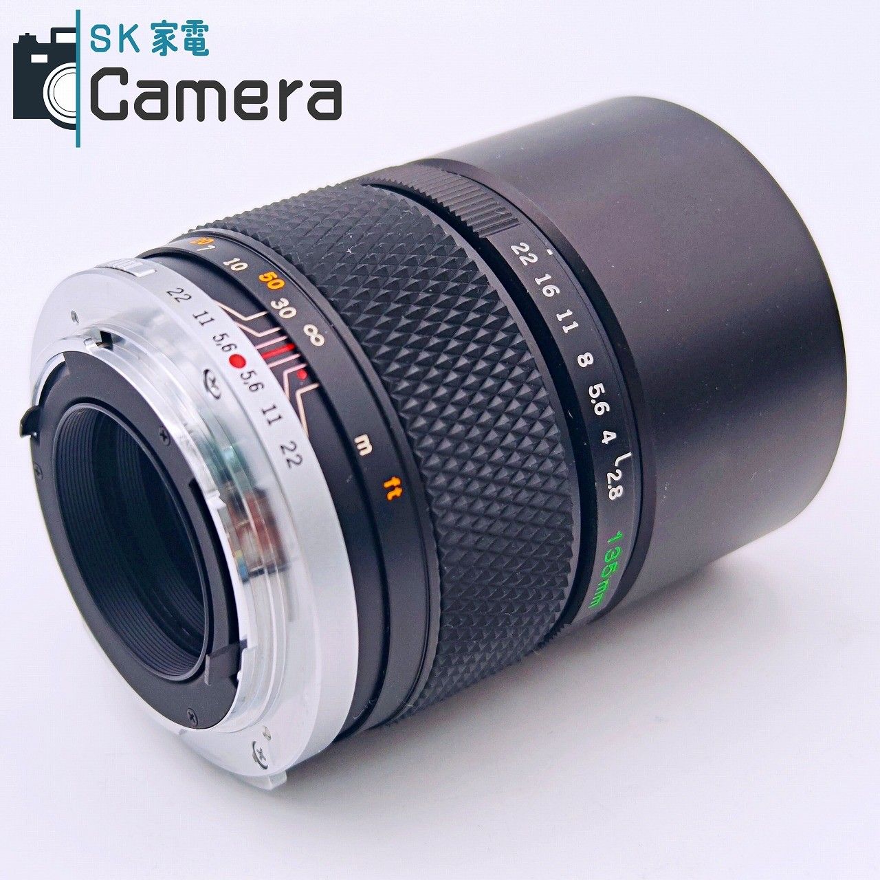 中古】 OLYMPUS OM-SYSTEM ZUIKO MC AUTO-T 135mm F2.8 オリンパス