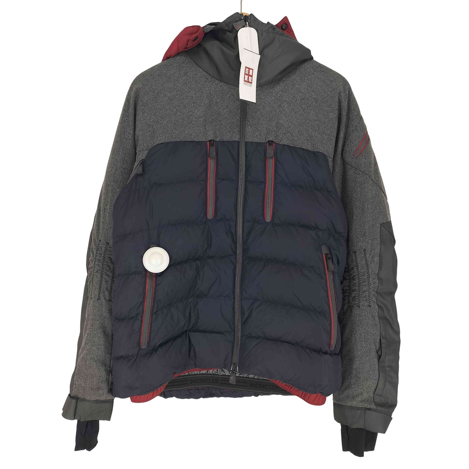 モンクレール MONCLER グルノーブル ウール切替 ダウンジャケット