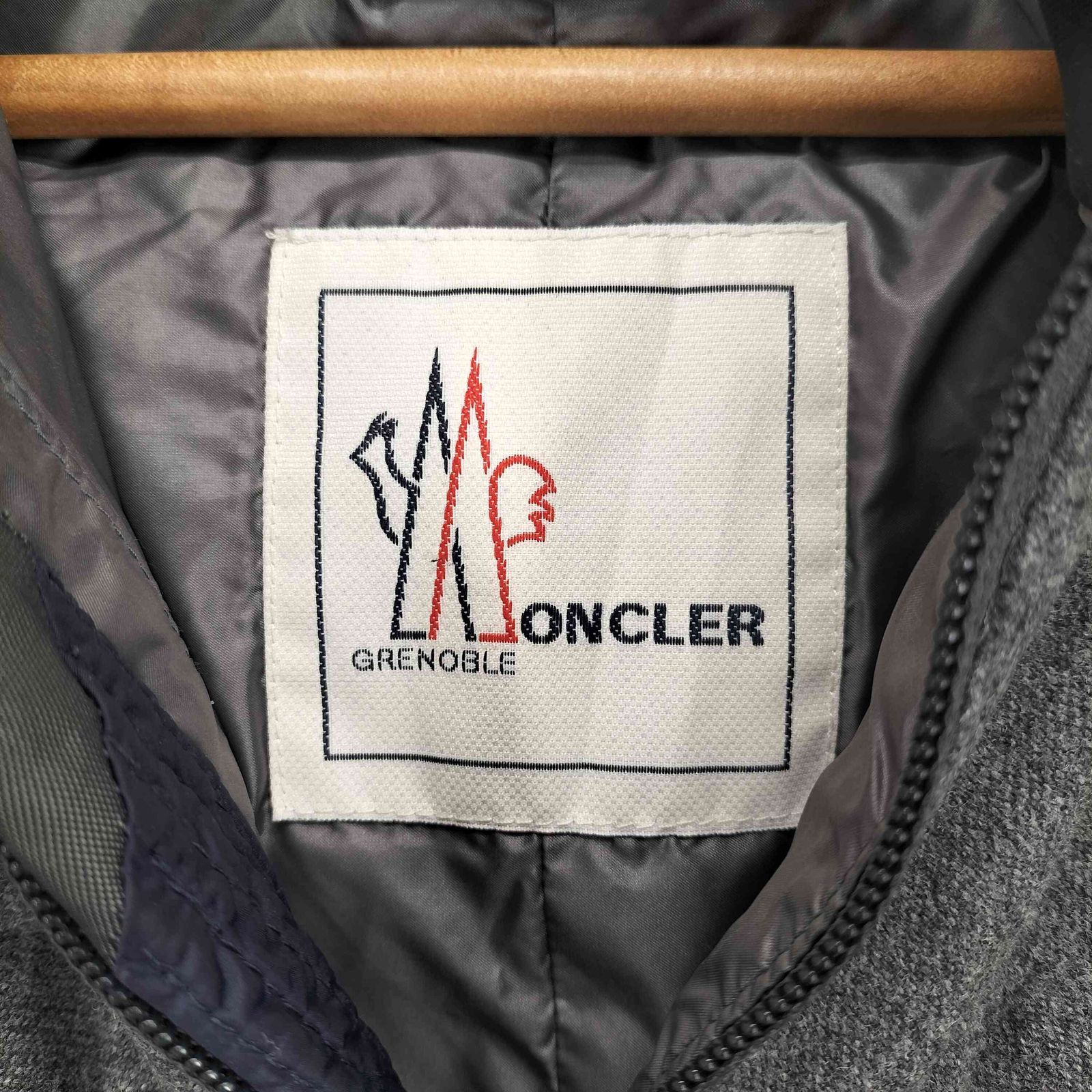 モンクレール MONCLER グルノーブル ウール切替 ダウンジャケット