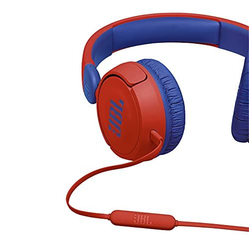 JBL JR310 子供向け ヘッドホン 音量制御機能搭載/カスタマイズシール付属/リモコンマイク付き レッド/ブルー 2021年モデル JBLJR310RED JBL JR310 子供向け ヘッドホン 音量制御機能搭載/カスタマイズシール付属/リモコンマイク付き レッド/ブルー 2021年モデル JBLJR310RED