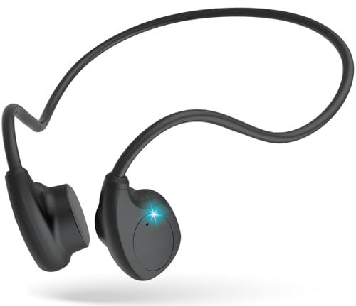 骨伝導イヤホン こつでんどう イヤホンbluetooth txzz 骨伝導ワイヤレスイヤホンイヤホン bluetooth 耳を塞がない 骨伝導ヘッドホン 物理操作ボタン Type-C急速充電 超軽量 テレワーク/トレーニング/サイクリング (ブラック)