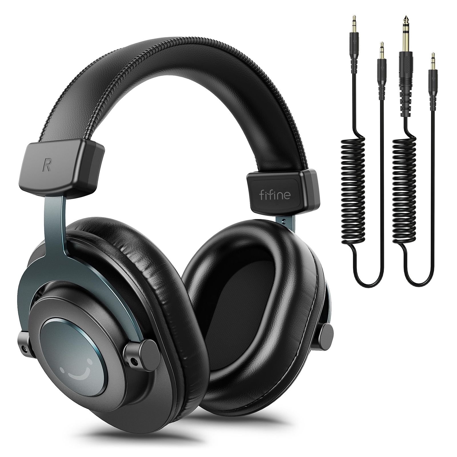 有線ヘッドフォン オーバーイヤー、スタジオモニター&ミキシングDJヘッドフォン OneOdio 有線 DJモニターヘッドフォン 密閉型 オーバーイヤー