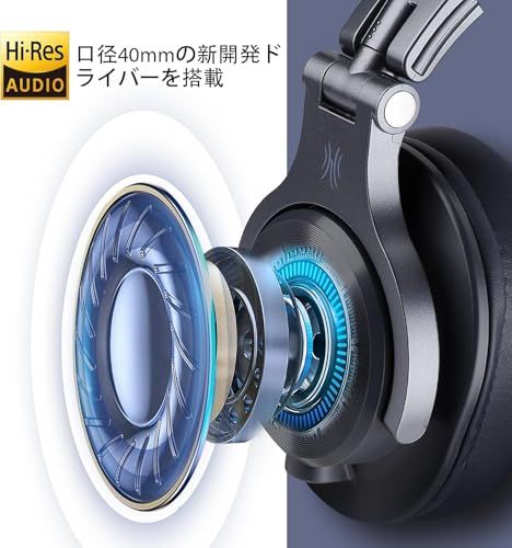 OneOdio A71 オーバーイヤーヘッドホン 有線 低音強化 50mmドライバー