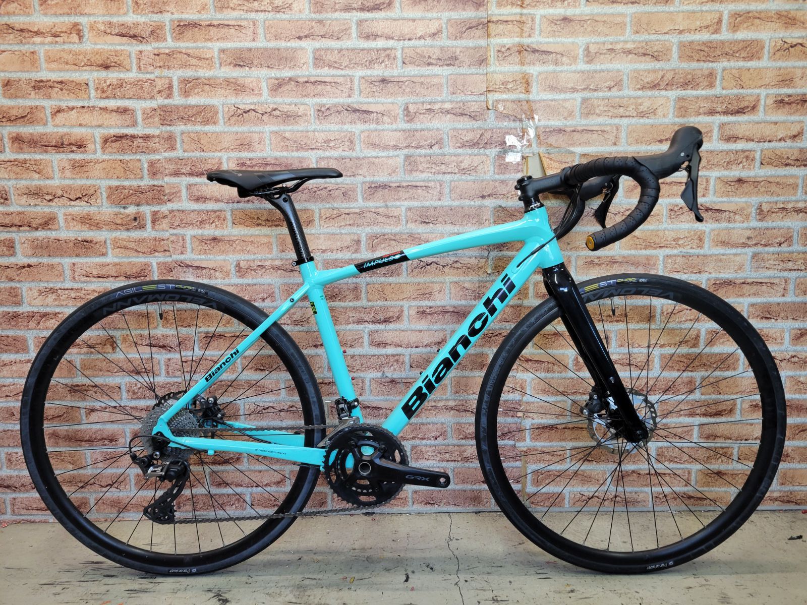 ◇ ■ 美品!! BIANCHI IMPULSO ALLROAD DISC 2022年頃 size:50 ビアンキ インプルソ オールロード アルミ グラベル 2×11 22段変速 SHIMANO GRX チェレステ T-1227