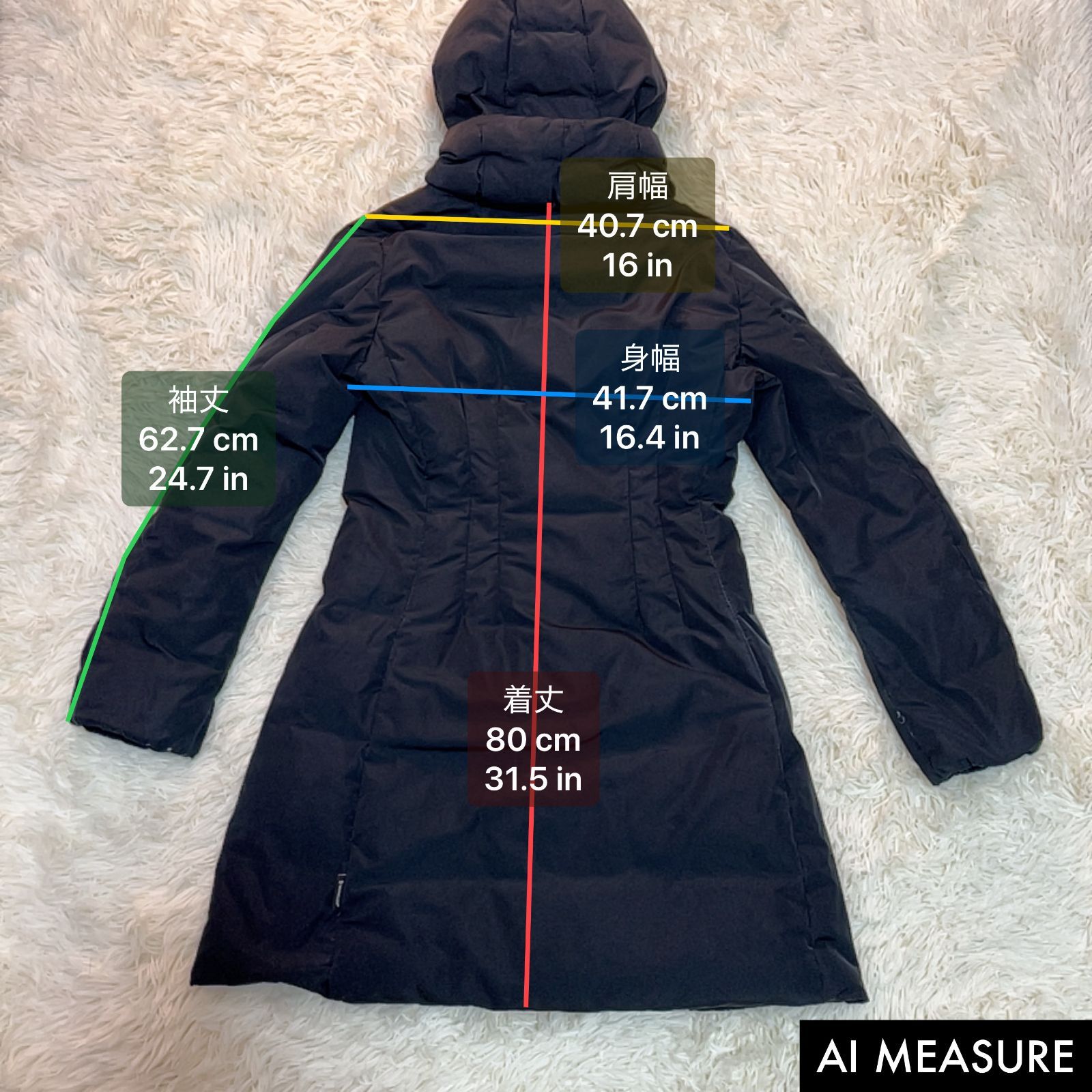 モンクレール MONCLER RENNE ダウンコート ポリエステル ナイロン