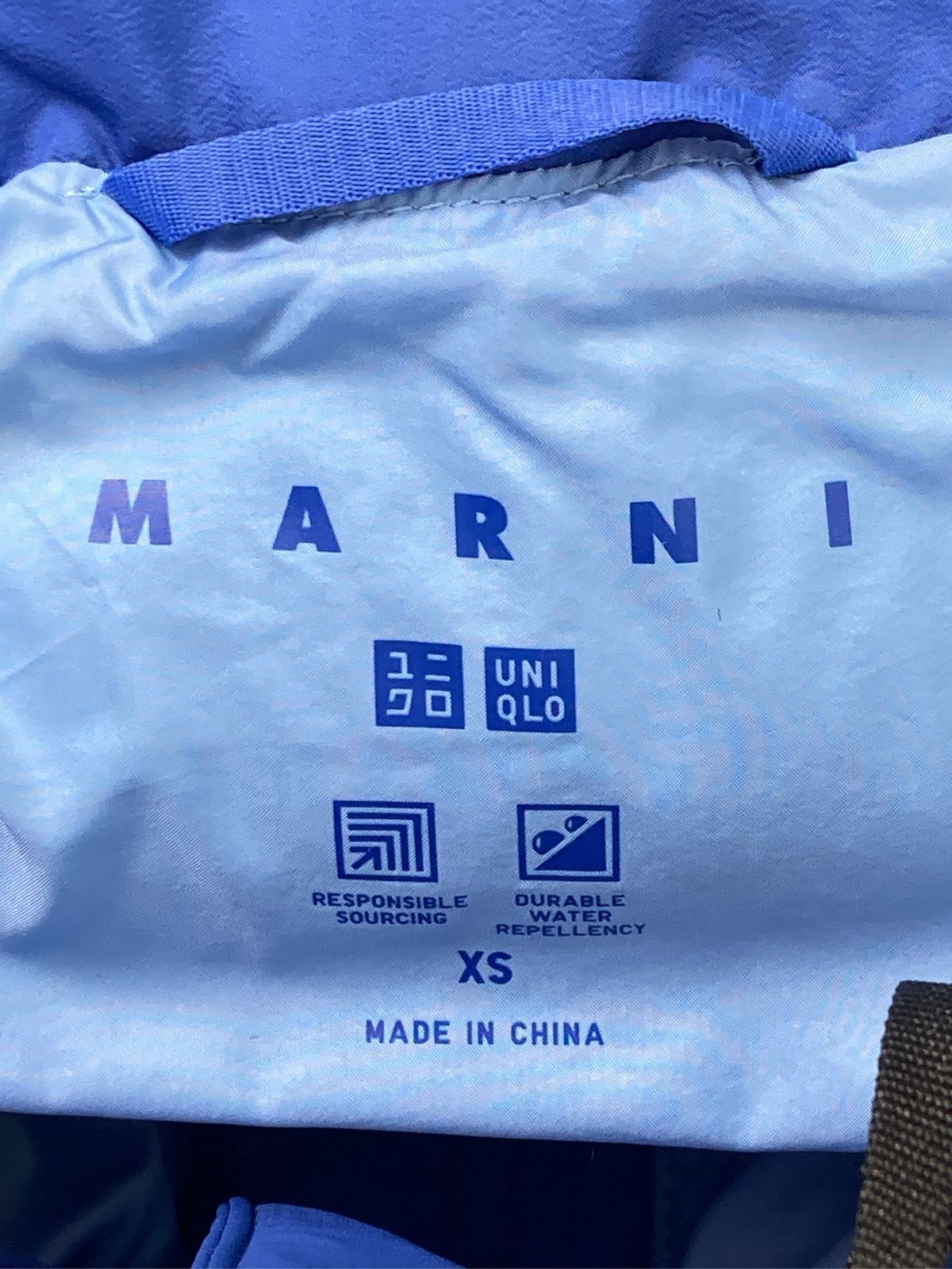 MARNI × UNIQLO マルニユニクロ ダウンジャケット/コート XS スカイ 