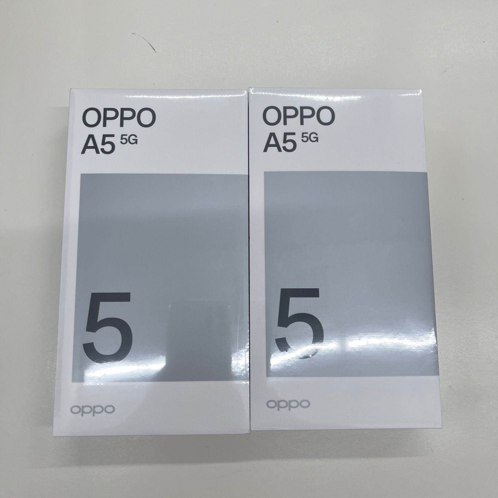 OPPO A5 5G ホワイト AU版 新品未開封 2点セット - メルカリ