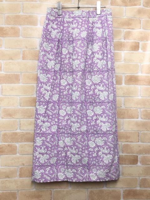 中古】 SZ BLOCKPRINTS エスゼットブロックプリント ×Ron Herman 花柄