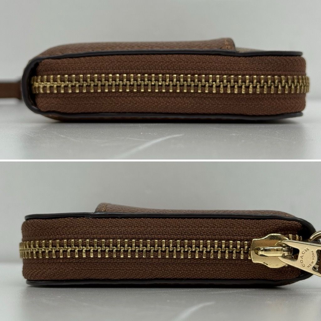 COACH F76971 シグネチャー ラウンドファスナー ロングウォレット