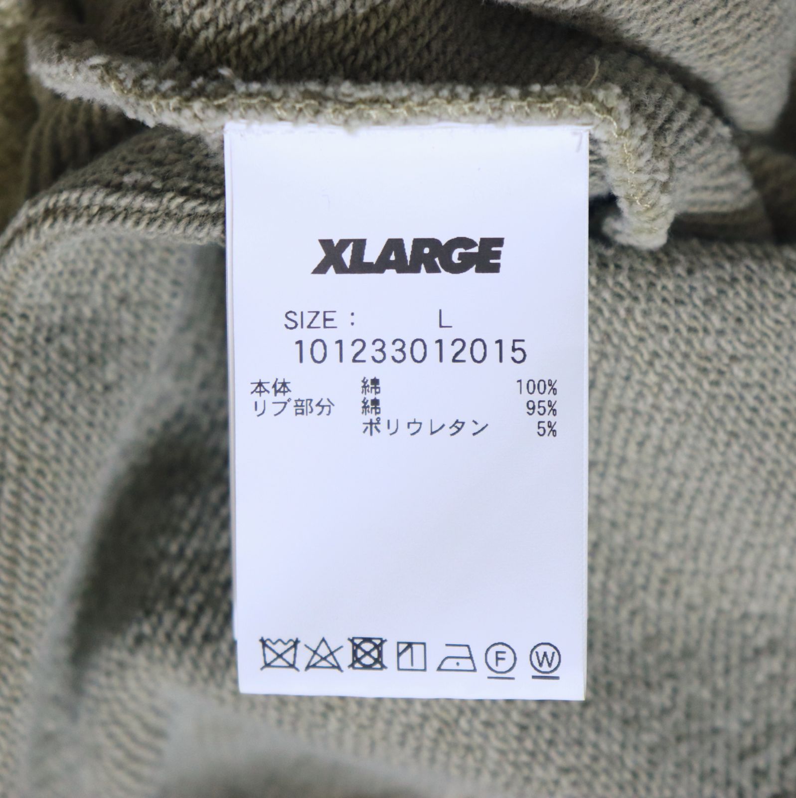 X-LARGE エクストララージ ビッグプリント スリーブファイヤー プル 
