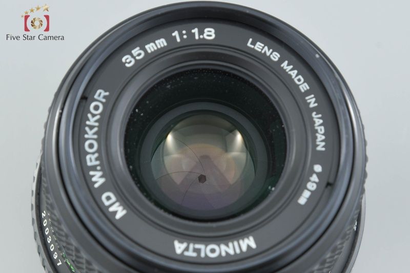 中古】MINOLTA ミノルタ MD W.ROKKOR 35mm f/1.8 - メルカリ