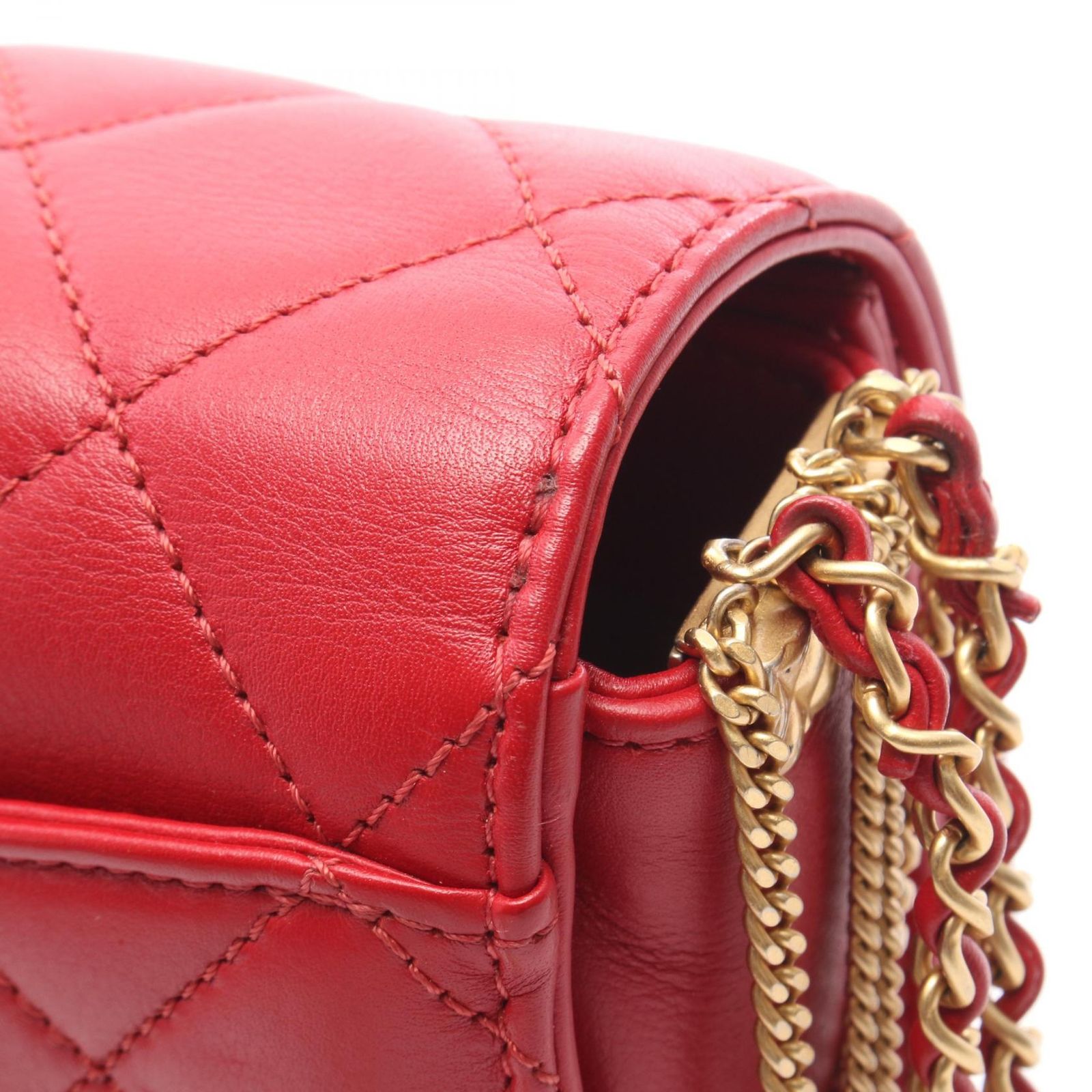 シャネル CHANEL ショルダーバッグ マトラッセ ミニ チェーン
