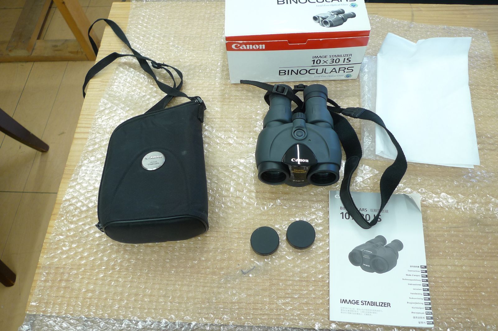 Canon IMAGE STABILIZER 10×30 IS 双眼鏡 ケース付　binoculars キヤノン　管理g0517