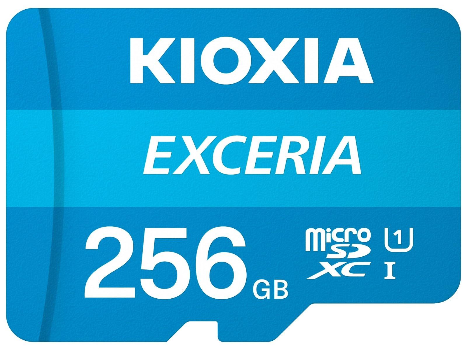 KIOXIA(キオクシア) 旧東芝メモリ microSD 256GB UHS-I Class10 (最大読出速度100MB/s) Nintendo Switch動作確認済 国内サポート正規品 メーカー保証5年 KLMEA25 [256GB] [EXCERIA]