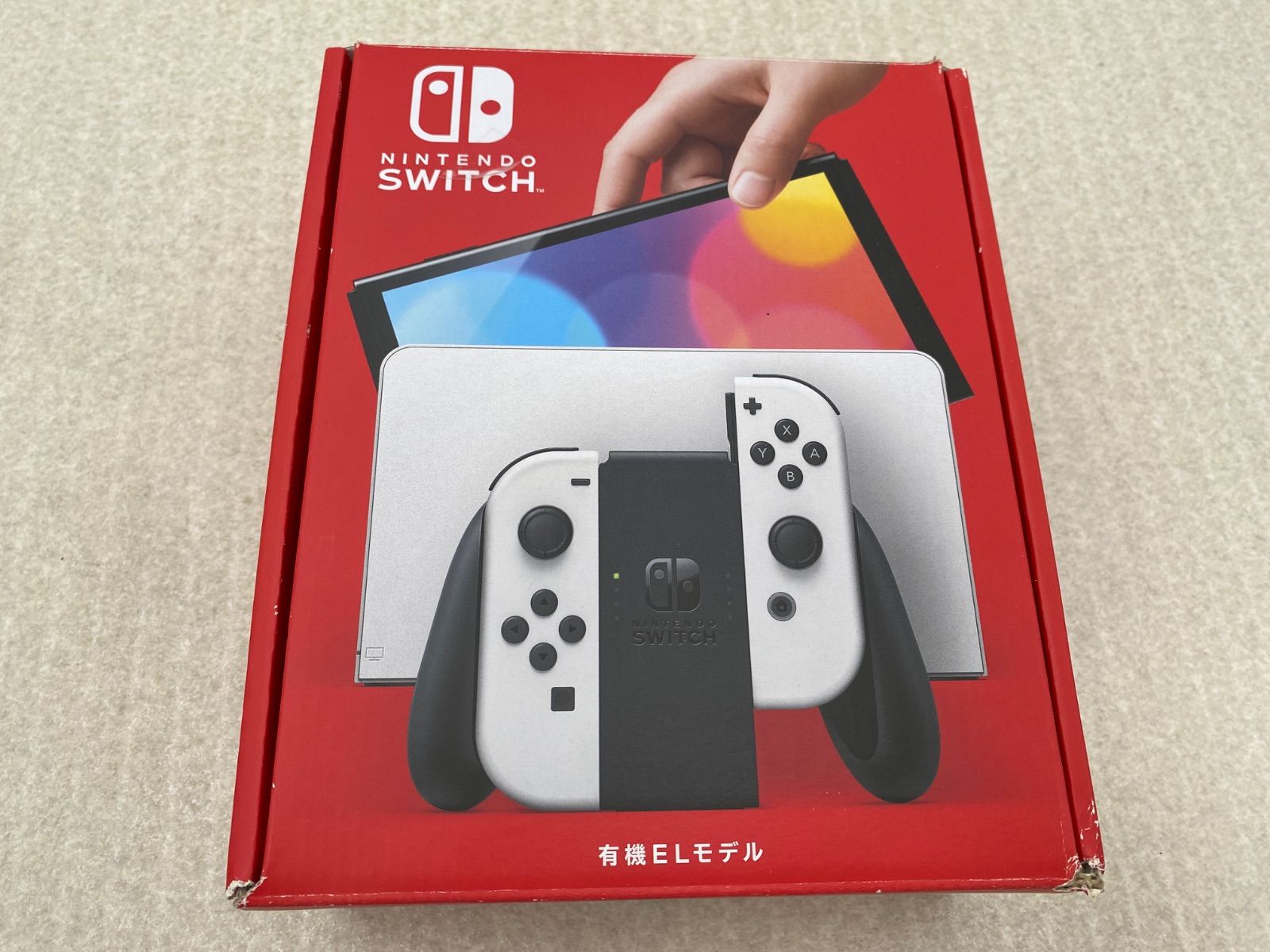 ◆Nintendo Switch 有機ELモデル Joy－Con（L）／（R） ホワイト　0013417360　動作品 19,880円