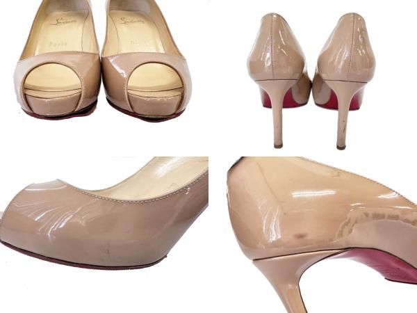 クリスチャンルブタン Christian louboutin NO MATTER 85 PATENT CALF