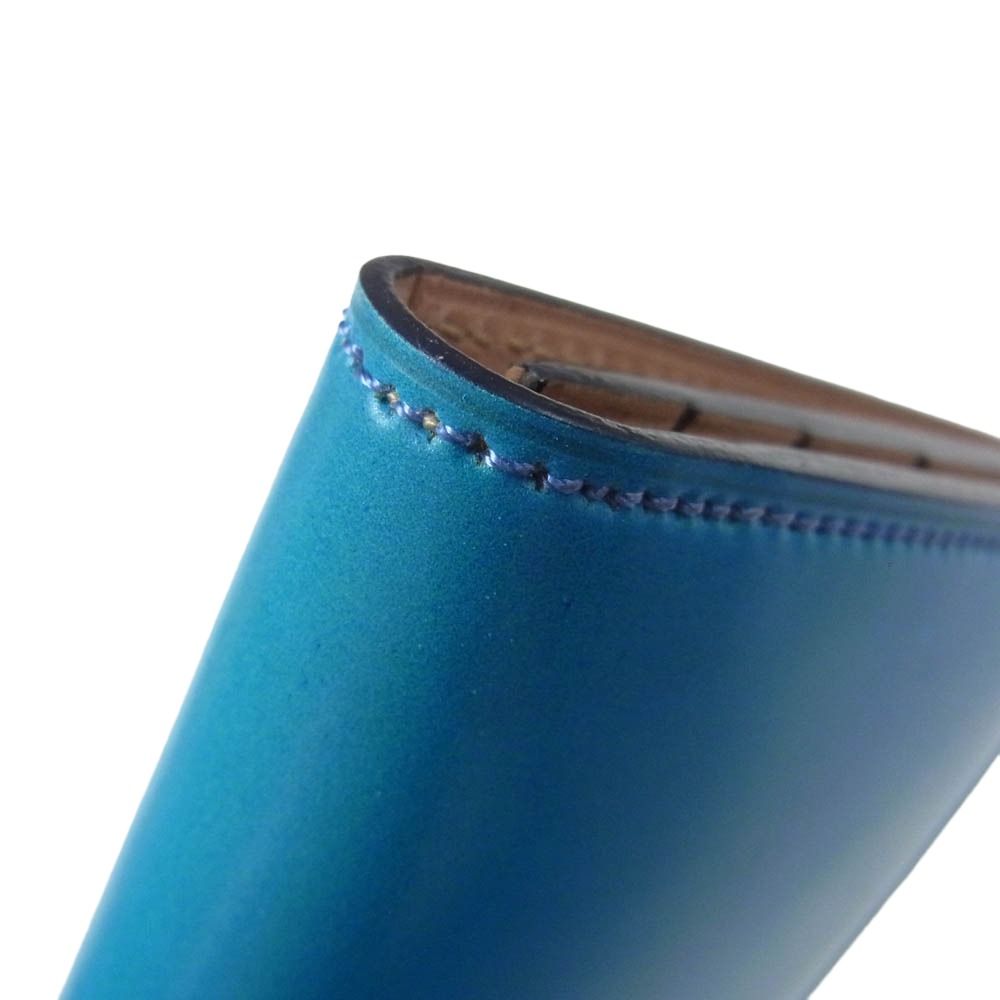 フラソリティ Flathority FM701 waterOil Cordovan Long Wallet 水染め