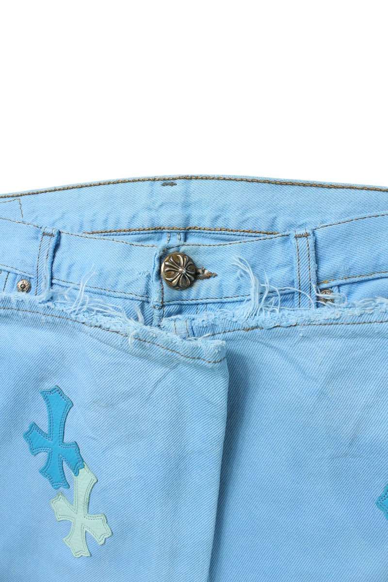 クロムハーツ U VNTG JEAN BLU クロスパッチ付き501デニムパンツ