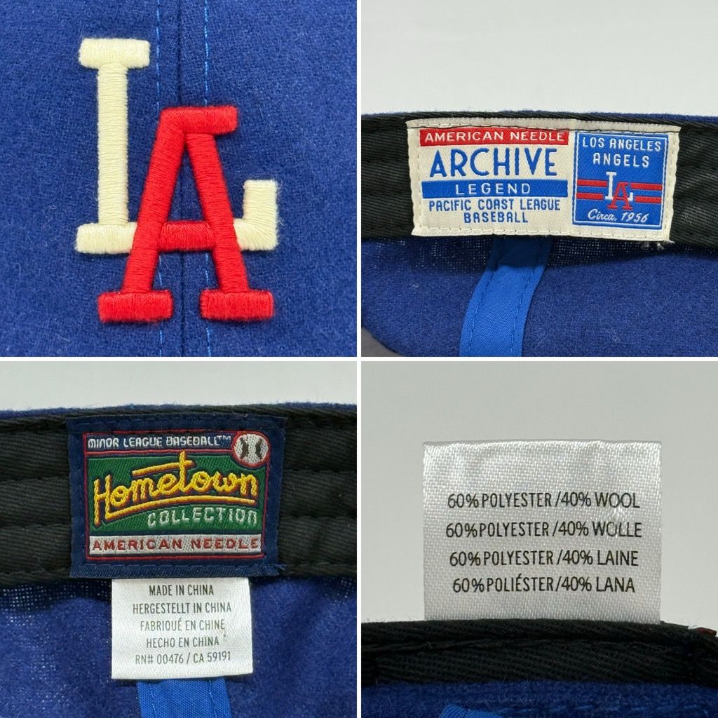 AMERICAN NEEDLE Los Angeles Angels Baseball Cap アメリカンニードル