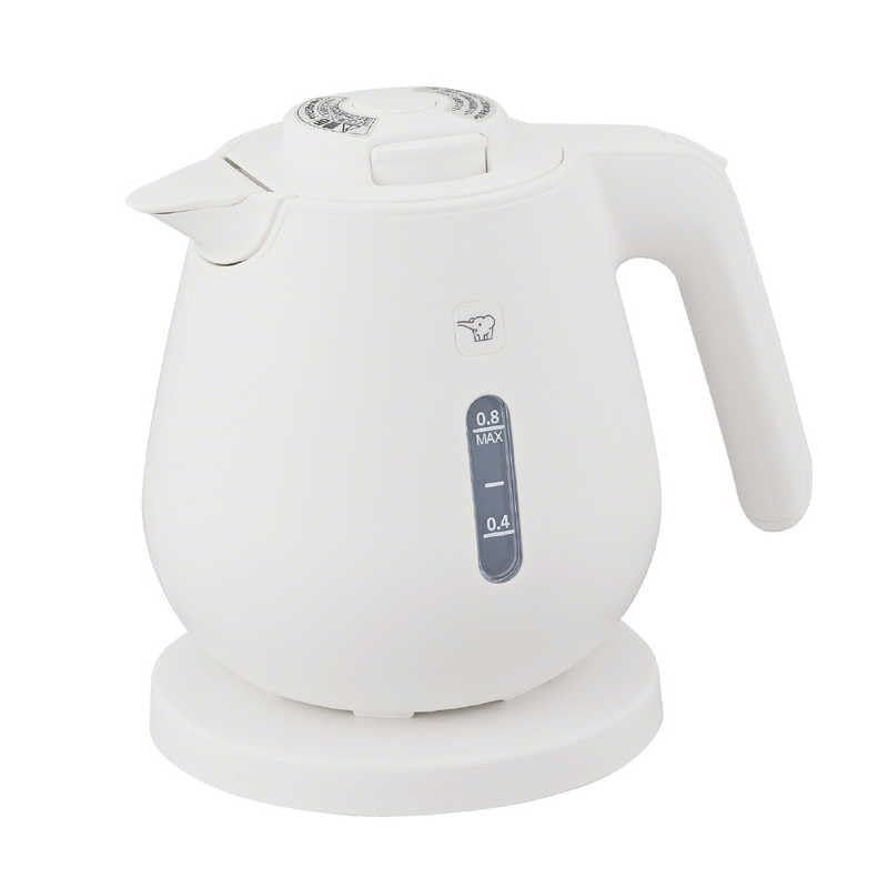 象印マホービン 電気ケトル 0.8L ホワイト CK-DC08-WA